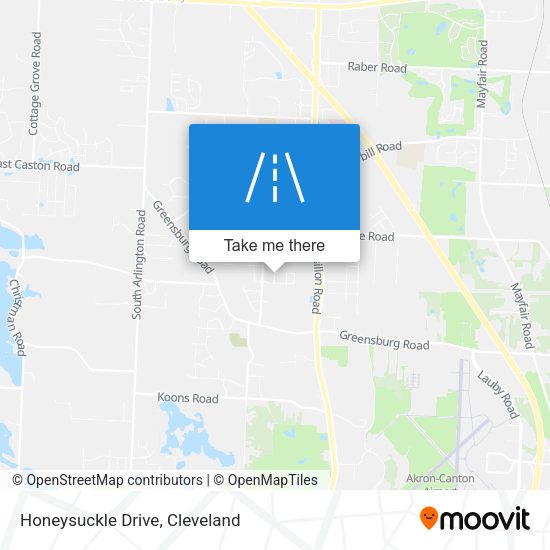 Honeysuckle Drive map
