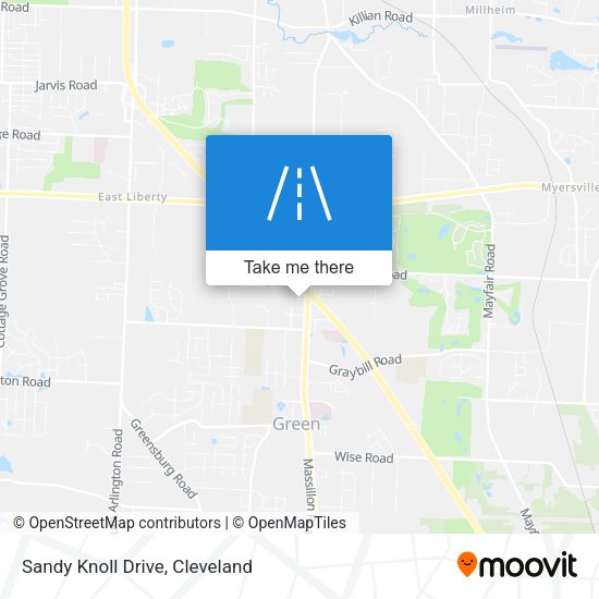 Mapa de Sandy Knoll Drive