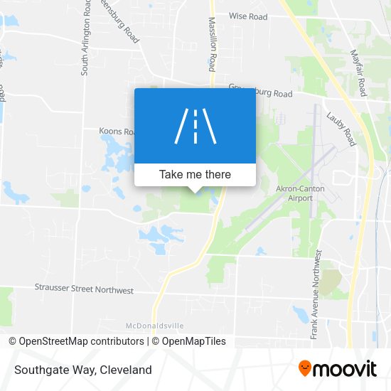 Mapa de Southgate Way