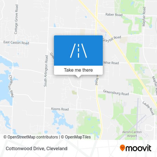 Cottonwood Drive map