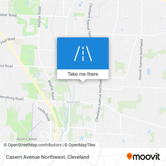 Casern Avenue Northwest map