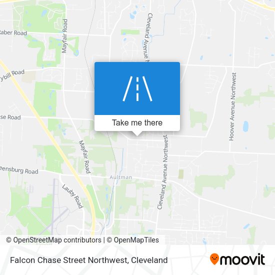 Mapa de Falcon Chase Street Northwest