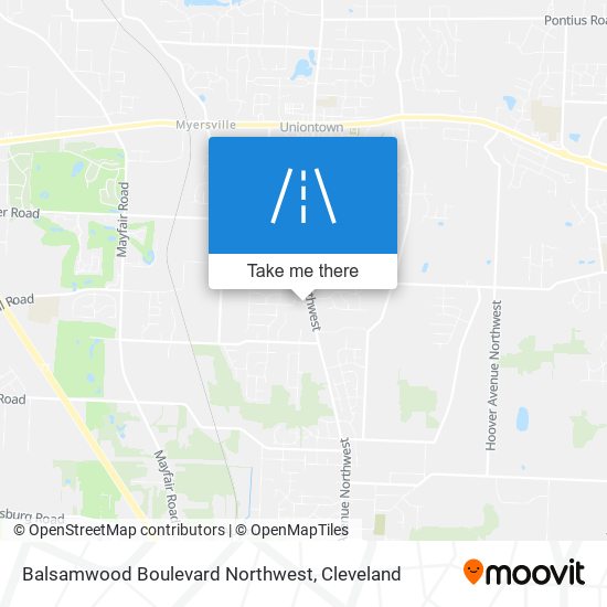 Mapa de Balsamwood Boulevard Northwest