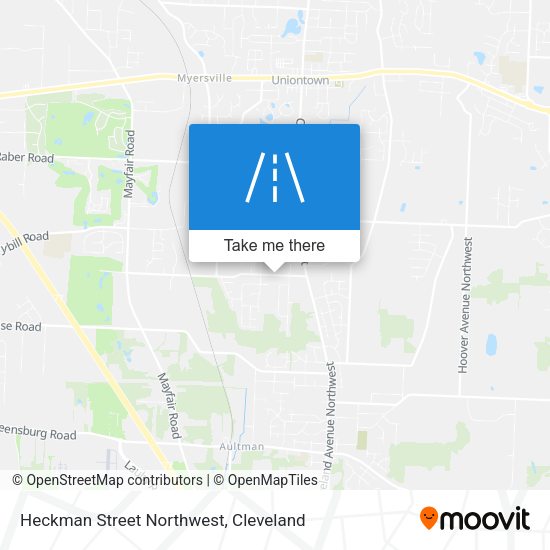 Heckman Street Northwest map