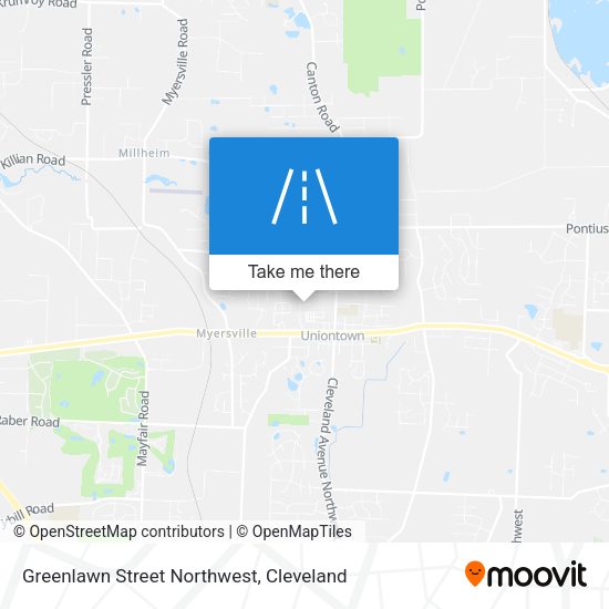 Mapa de Greenlawn Street Northwest