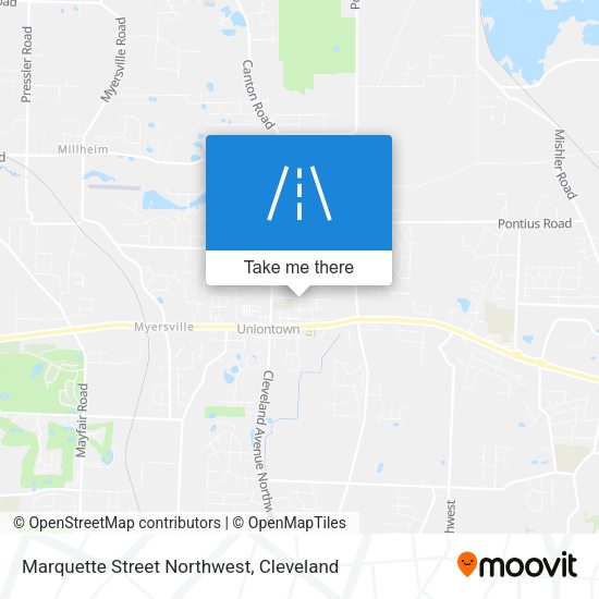 Marquette Street Northwest map