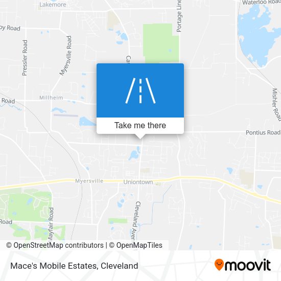Mapa de Mace's Mobile Estates