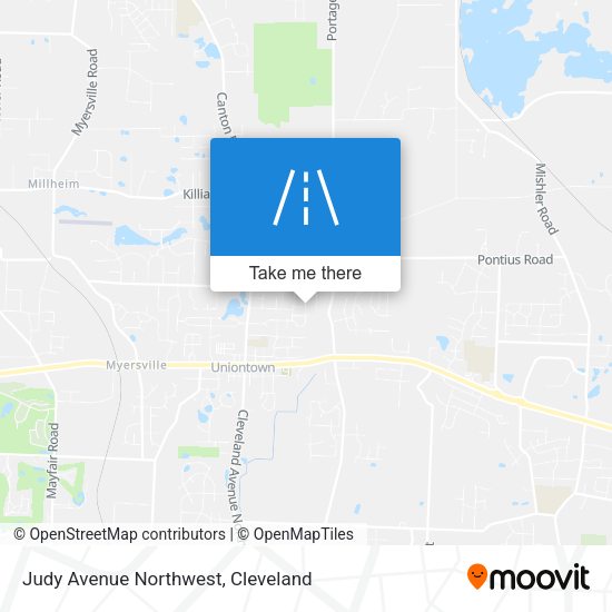 Mapa de Judy Avenue Northwest