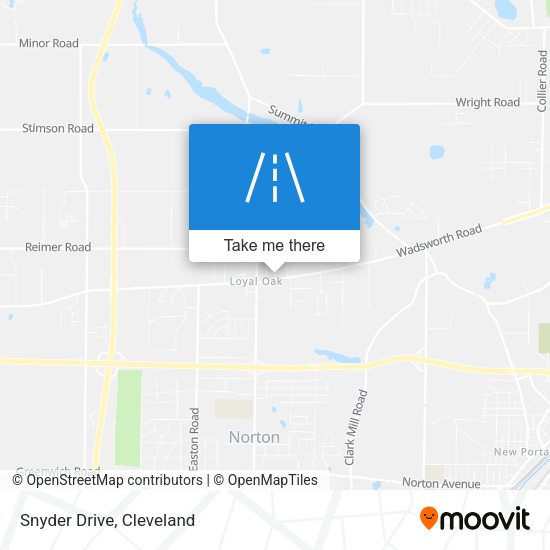 Mapa de Snyder Drive