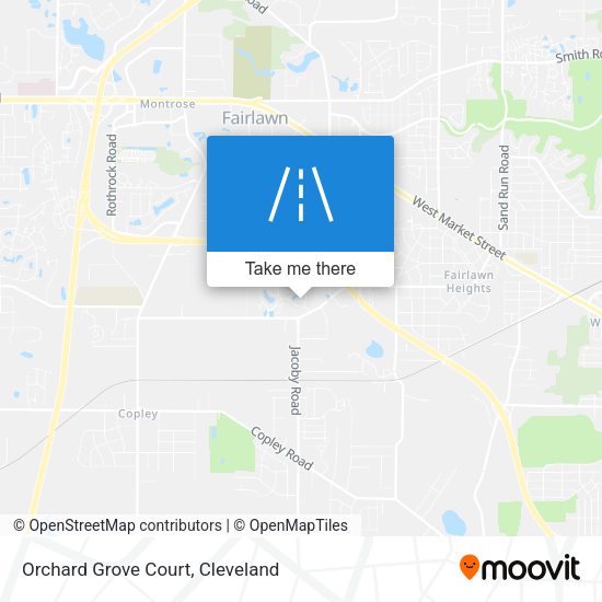 Mapa de Orchard Grove Court
