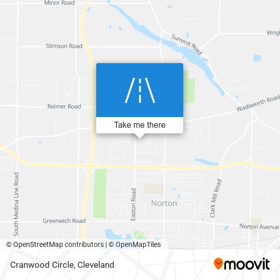 Mapa de Cranwood Circle