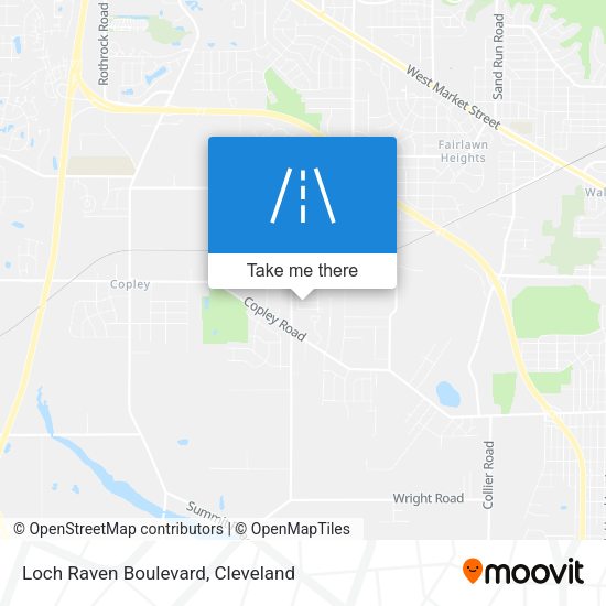 Mapa de Loch Raven Boulevard