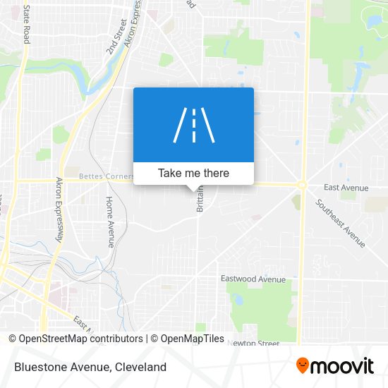 Mapa de Bluestone Avenue