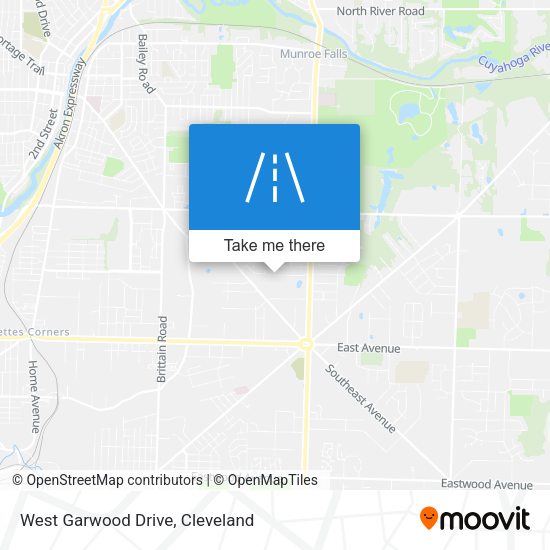 Mapa de West Garwood Drive