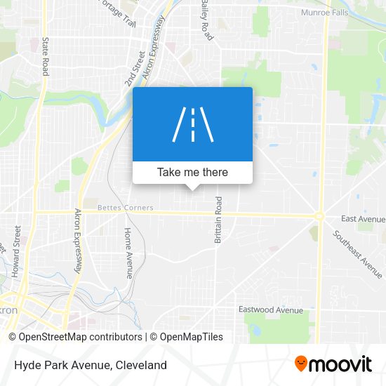 Mapa de Hyde Park Avenue