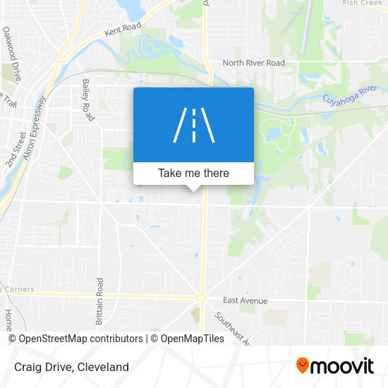 Craig Drive map