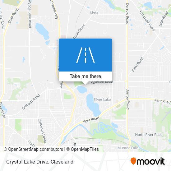 Mapa de Crystal Lake Drive
