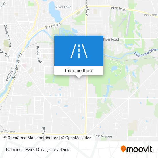 Belmont Park Drive map