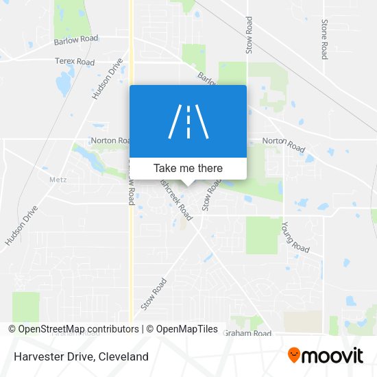 Mapa de Harvester Drive