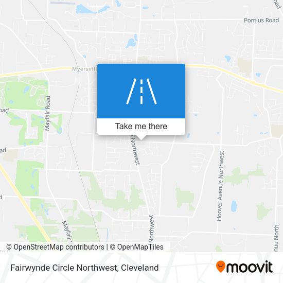 Fairwynde Circle Northwest map
