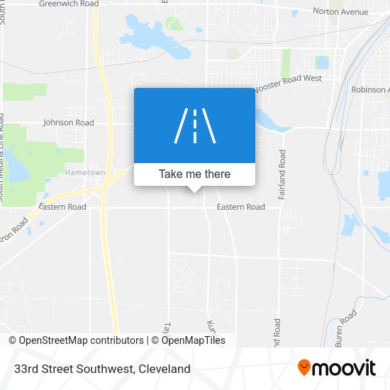 Mapa de 33rd Street Southwest