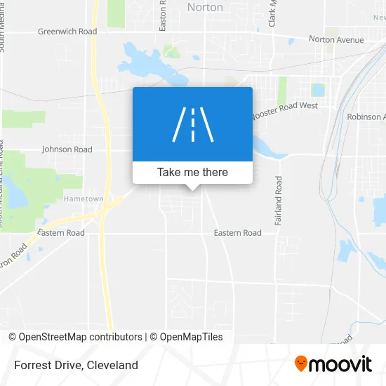 Forrest Drive map