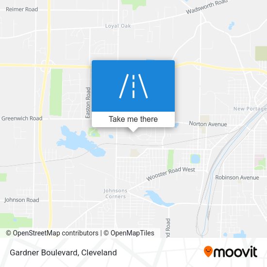 Mapa de Gardner Boulevard