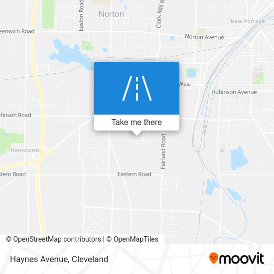 Mapa de Haynes Avenue