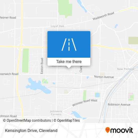 Mapa de Kensington Drive