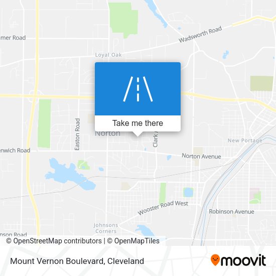 Mapa de Mount Vernon Boulevard