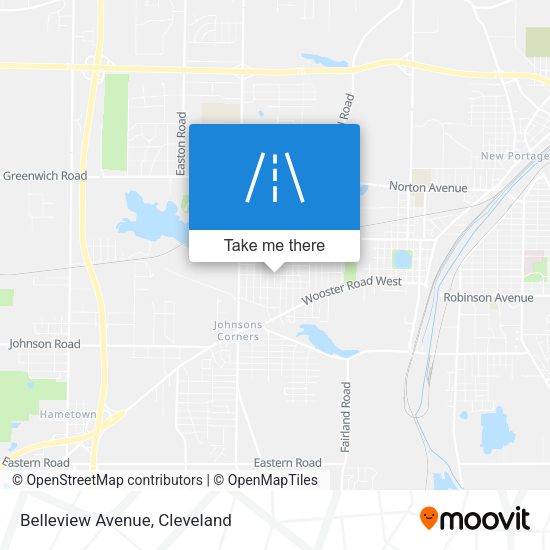Belleview Avenue map