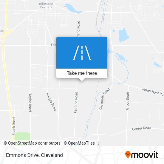 Emmons Drive map