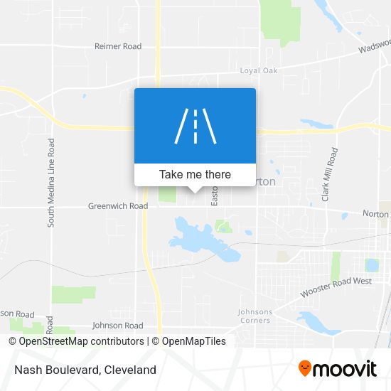 Mapa de Nash Boulevard
