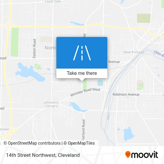14th Street Northwest map
