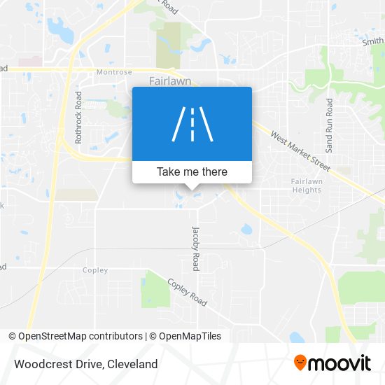 Woodcrest Drive map