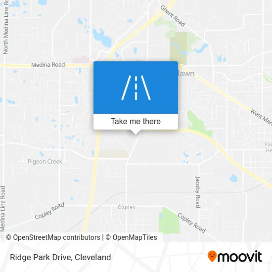 Ridge Park Drive map
