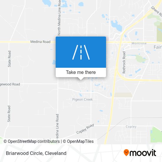 Briarwood Circle map