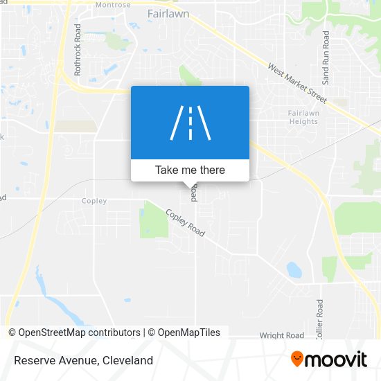 Mapa de Reserve Avenue