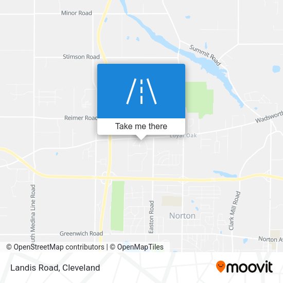 Mapa de Landis Road