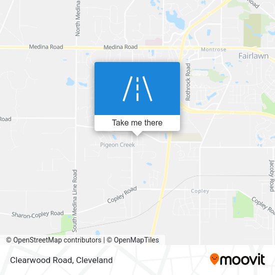 Mapa de Clearwood Road