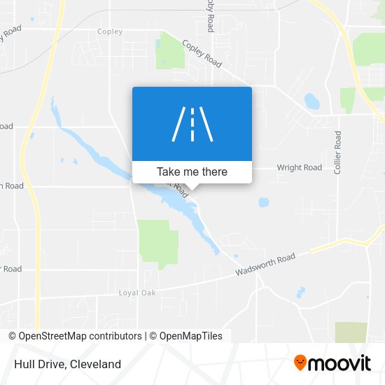 Mapa de Hull Drive