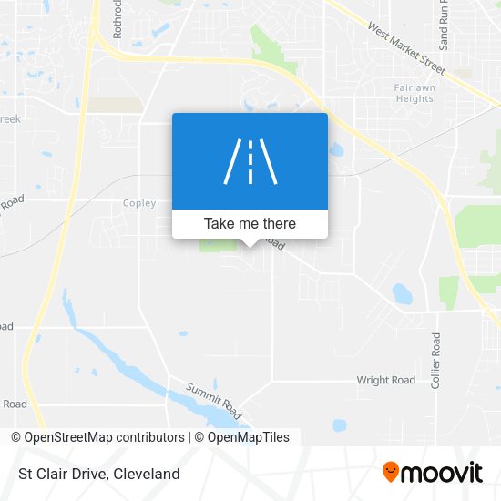 Mapa de St Clair Drive