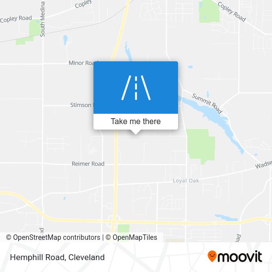 Mapa de Hemphill Road
