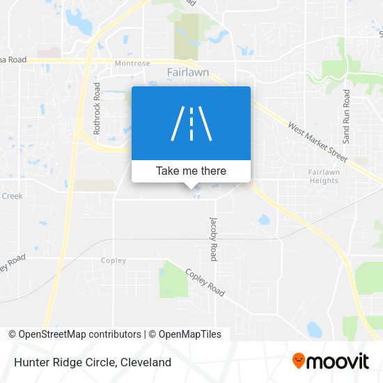 Mapa de Hunter Ridge Circle