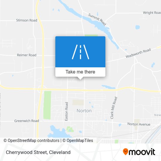 Cherrywood Street map