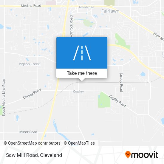 Mapa de Saw Mill Road