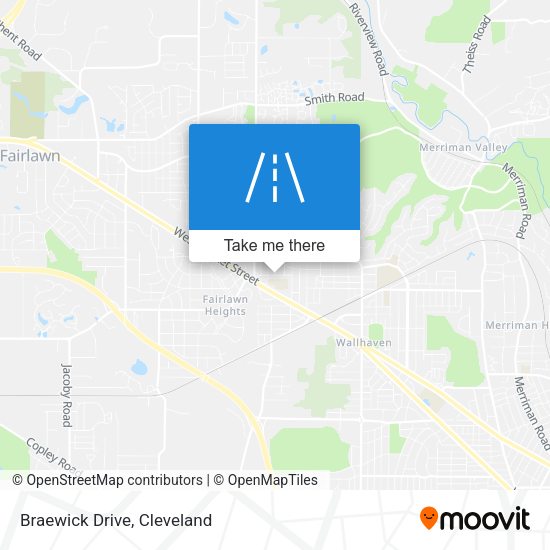 Mapa de Braewick Drive