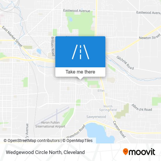 Mapa de Wedgewood Circle North