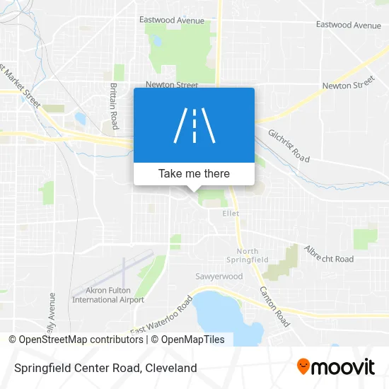 Springfield Center Road map