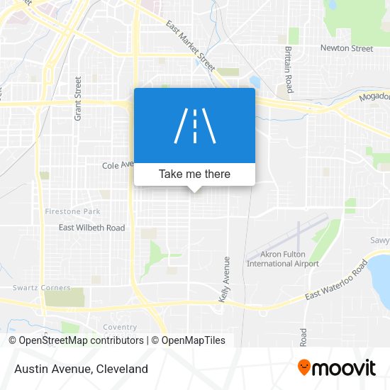Mapa de Austin Avenue